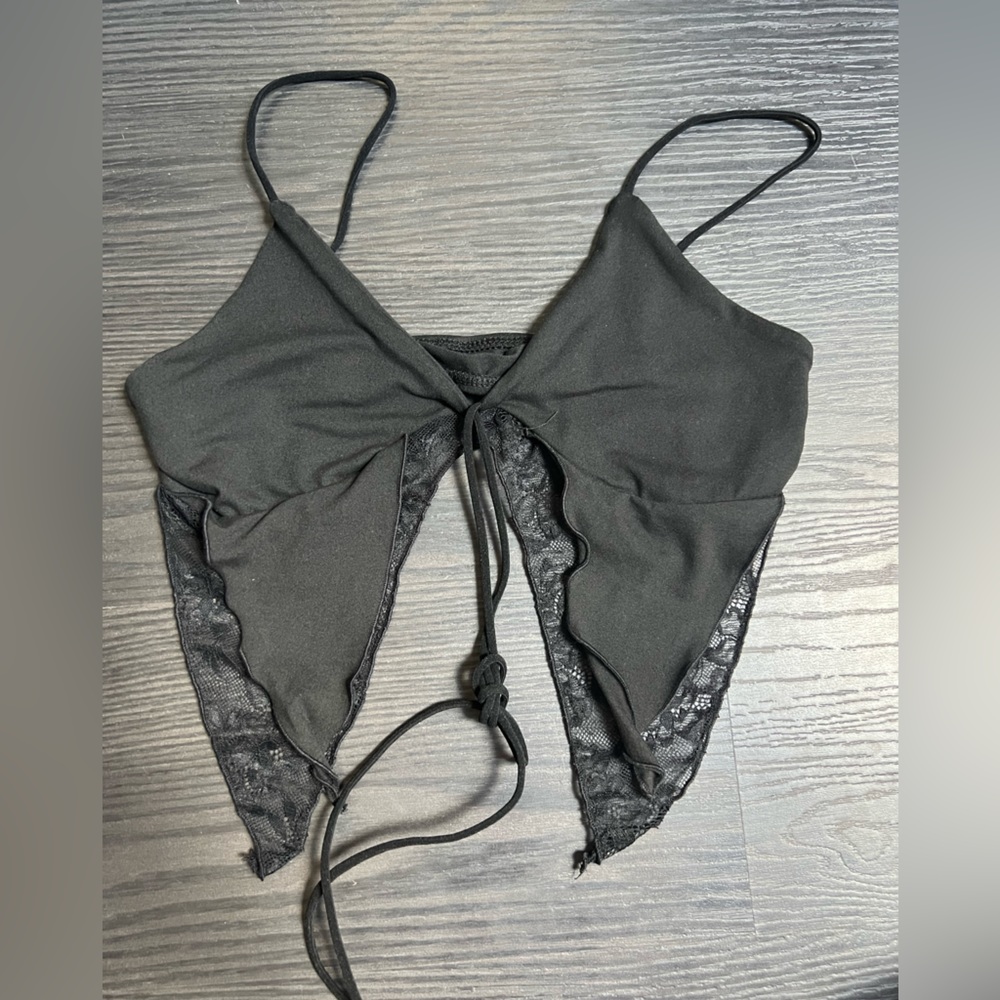 Butterfly crop top